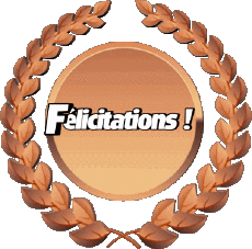 Nachrichten Französisch Félicitations 12 