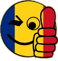 Bandiere Europa Romania Faccina - OK 