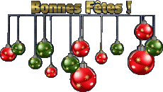 Messages French Bonnes Fêtes (Noël) Série 08 