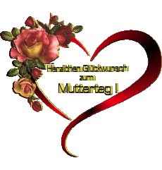 Mensajes Alemán Herzlichen Glückwunsch zum Muttertag 008 