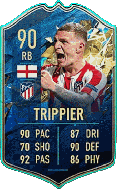 Multimedia Videospiele F I F A - Karten Spieler England Kieran Trippier 