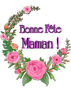 Nachrichten Französisch Bonne Fête Maman 011 