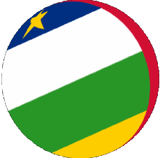 Flags Africa Centrafrique Sphere - Cube 