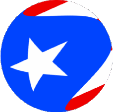Banderas América Puerto Rico Esfera - Cubo 