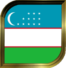 Fahnen Asien Usbekistan Plaza 