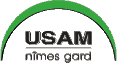 Sports HandBall - Clubs - Logo France Nîmes - USAM 