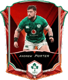 Sports Rugby - Joueurs Irlande Andrew Porter 