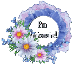 Messages Français Bon Anniversaire Floral 020 
