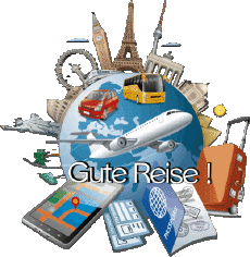 Messages Allemand Gute Reise Fond Transparent 02 