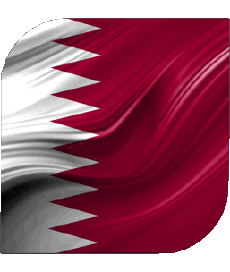 Bandiere Asia Qatar Quadrato 