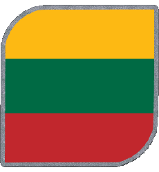 Bandiere Europa Lituania Quadrato 