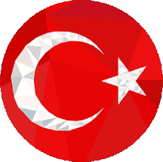 Flags Asia Turkey Round 