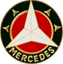 1916-1926-Transporte Coche Mercedes Logo 