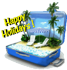 Mensajes Inglés Happy Holidays Fondo transparente 10 