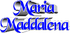 Vorname WEIBLICH - Italien M Zusammengesetzter Maria Maddalena 