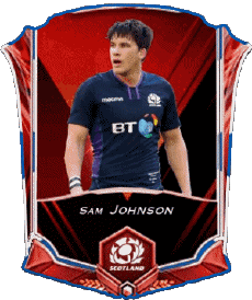 Deportes Rugby - Jugadores Escocia Equipo 2022 Sam Johnson 