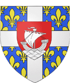 Blazon-Flags France Departments - Cities 75 Paris District 4 Blazon