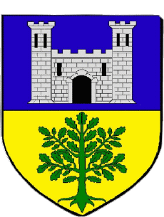 Blasón-Banderas Francia Departamentos - Ciudades 93 ROMAINVILLE Blasón