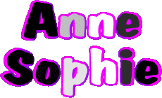 First Names FEMININE - France A Composed Anne Sophie 