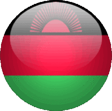 Drapeaux Afrique Malawi Rond 