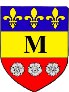 Blasón-Banderas Francia Departamentos - Ciudades 04 LES MEES 