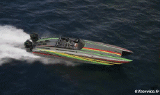 Humour - Fun Transports Bateaux Offshore Power Boat 