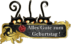 Mensajes Alemán Alles Gute zum Geburtstag Tiere 008 