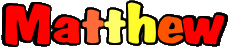 First Names MASCULINE -  UK - USA - IRL - AUS - NZ M Matthew 