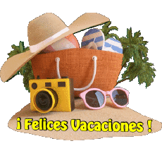Mensajes Español Felices Vacaciones Fondo transparente 31 