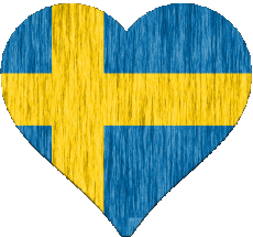 Banderas Europa Gamuza Corazón 