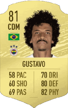 Multimedia Vídeo Juegos F I F A - Jugadores  cartas Brasil Luiz Gustavo Dias 