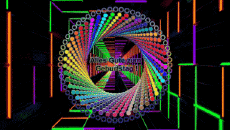 Messages German Alles Gute zum Geburtstag Zusammenfassung - geometrisch Animated Background 001 