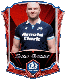 Deportes Rugby - Jugadores Escocia Equipo 2025 David Cherry 