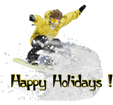 Messages English Happy Holidays Winter Serie 04 