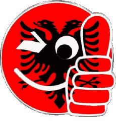 Banderas Europa Albania Smiley - OK 