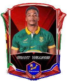 Deportes Rugby - Jugadores Africa del Sur Equipo 2025 Grant Williams 