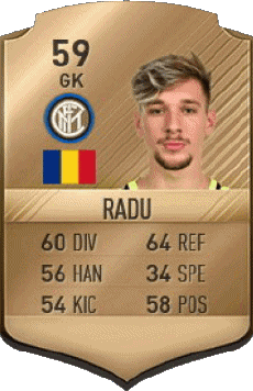 Multimedia Videogiochi F I F A - Giocatori carte Romania Ionut Andrei Radu 