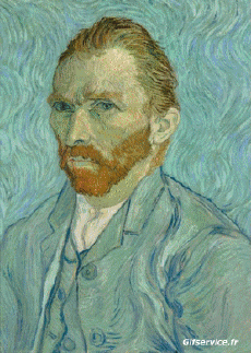 Umorismo -  Fun Morphing - Sembra Artisti pittori ricreazioni d'arte covid contenimento sfida Van Gogh 