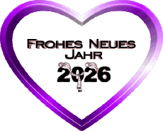 Messages Allemand Frohes Neues Jahr 2026 01 