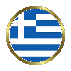 Bandiere Europa Grecia Rotondo - Anelli 