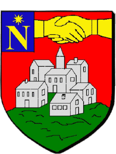 Blasone-Bandiere Francia Dipartimenti - Città 85 LA ROCHE SUR YON Blasone