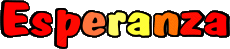 Vorname WEIBLICH - Spanien E Esperanza 