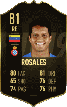 Multimedia Videospiele F I F A - Karten Spieler Venezuela Roberto Rosales 