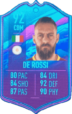 Multimedia Videogiochi F I F A - Giocatori carte Italia Daniele De Rossi 