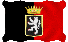 Bandiere Europa Italia Valle d'Aosta Sventola 