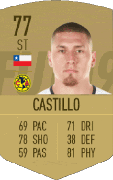 Multimedia Videospiele F I F A - Karten Spieler Chile Nicolás Castillo 