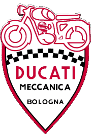 1957-Transporte MOTOCICLETAS Ducati Logo 1957