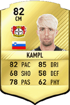 Multimedia Videospiele F I F A - Karten Spieler Slowenien Kevin Kampl 