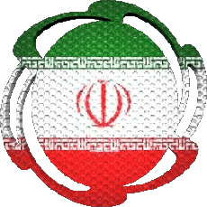 Bandiere Asia Iran Forma 01 