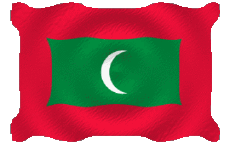 Bandiere Asia Maldive Sventola 